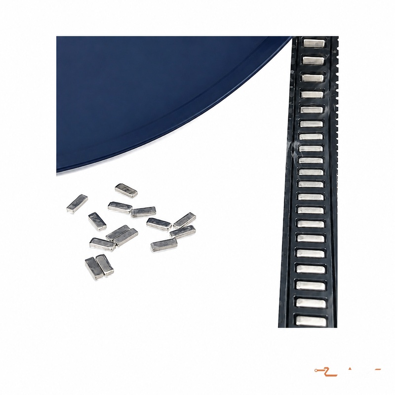 AXZL 紫铜镀雾锡 26.5×3.5×1.8mm SMT贴片铜片 汇流条 载流片