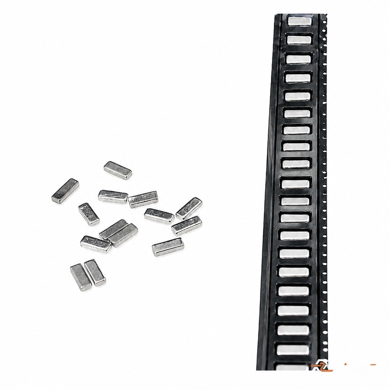 AXZL 紫铜镀雾锡 7×3×2mm SMT贴片铜片 汇流条 载流片